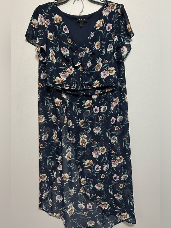 A. Byer Other - A. Byer 2 Piece Floral Crop Top and Short/Skirt Combo
